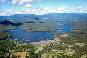 Aerial Photo Hinze Dam Gold Coast April 2001