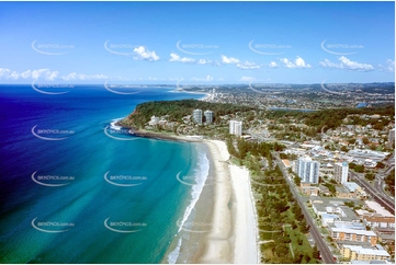 Historic Aerial Photo Burleigh Heads QLD Aerial Photography