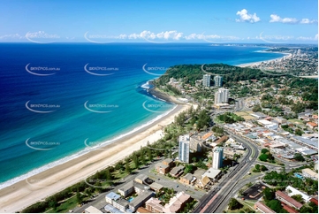 Historic Aerial Photo Burleigh Heads QLD Aerial Photography