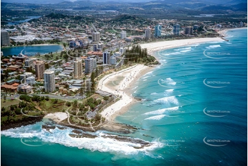 Historic Aerial Photo Coolangatta QLD Aerial Photography