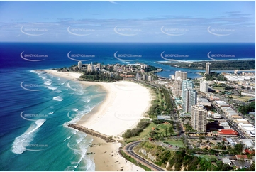 Historic Aerial Photo Coolangatta QLD Aerial Photography