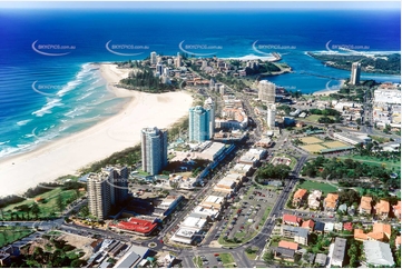 Historic Aerial Photo Coolangatta QLD Aerial Photography