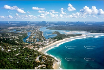 Historic Aerial Photo Noosa Heads QLD Aerial Photography