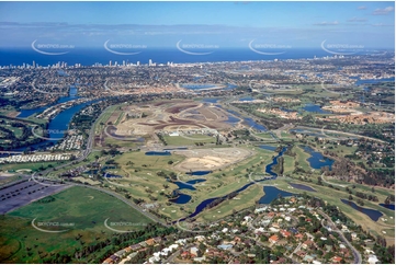 Historic Aerial Photo Carrara QLD Aerial Photography