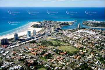 Historic Aerial Photo Coolangatta QLD Aerial Photography