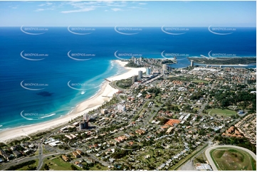 Historic Aerial Photo Coolangatta QLD Aerial Photography
