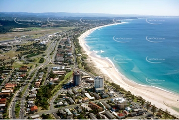 Historic Aerial Photo Coolangatta QLD Aerial Photography