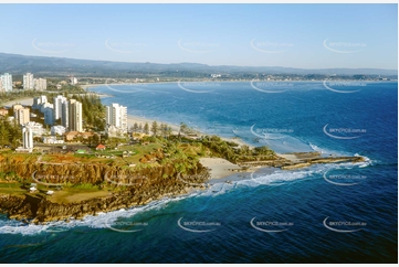 Historic Aerial Photo Coolangatta QLD Aerial Photography