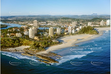 Historic Aerial Photo Coolangatta QLD Aerial Photography
