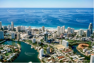 Historic Aerial Photo Surfers Paradise QLD Aerial Photography