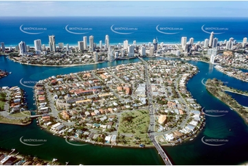 Historic Aerial Photo Surfers Paradise QLD Aerial Photography