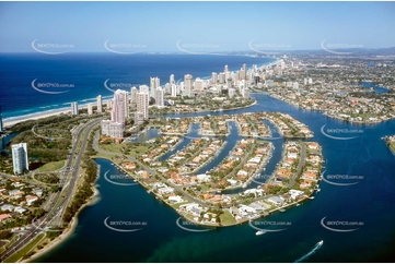 Historic Aerial Photo Surfers Paradise QLD Aerial Photography