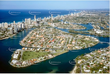Historic Aerial Photo Surfers Paradise QLD Aerial Photography