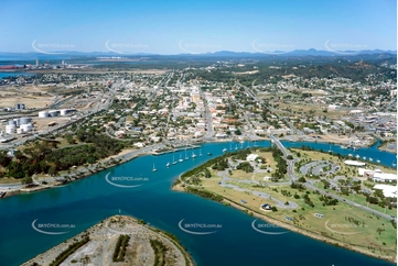 Historic Aerial Photo Callemondah QLD Aerial Photography