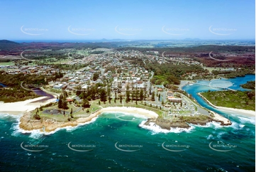 Historic Aerial Photo South West Rocks NSW Aerial Photography