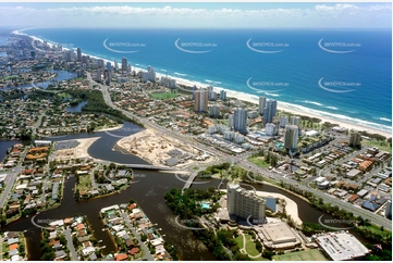 Historic Aerial Photo Broadbeach QLD Aerial Photography