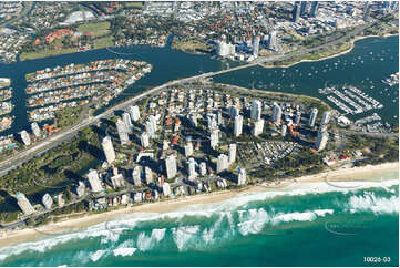 Aerial Photo Main Beach QLD Aerial Photography