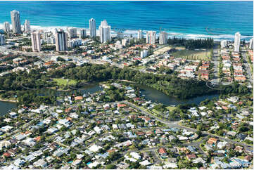 Aerial Photo Broadbeach Waters QLD Aerial Photography