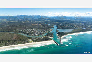 Aerial Photo Brunswick Heads NSW Aerial Photography