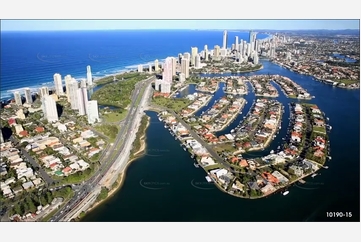 Paradise Waters - Surfers Paradise Aerial Photography