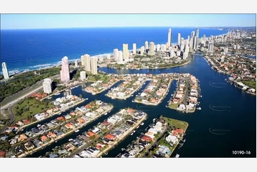 Paradise Waters - Surfers Paradise Aerial Photography