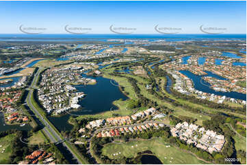 Aerial Photo Hope Island QLD Aerial Photography