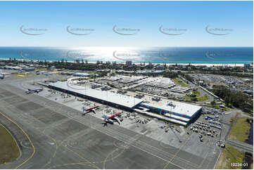 Gold Coast Airport Terminal Bilinga QLD Aerial Photography