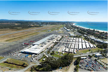 Gold Coast Airport Terminal Bilinga QLD Aerial Photography