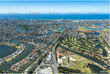 Aerial Photo Clear Island Waters QLD Aerial Photography