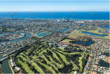 Aerial Photo Clear Island Waters QLD Aerial Photography