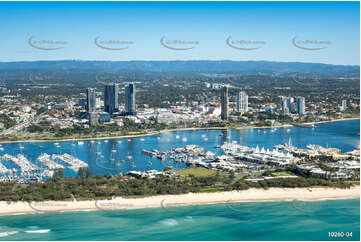 Aerial Photo Main Beach QLD Aerial Photography