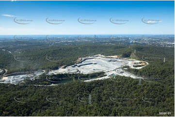 Hymix Quarry - Nerang Forest Reserve QLD Aerial Photography