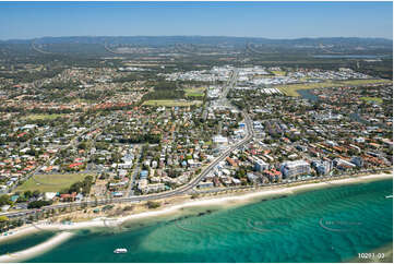Aerial Photo Biggera Waters QLD Aerial Photography
