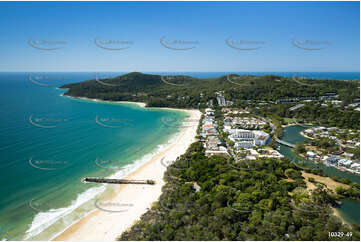 An aerial photo of Noosa Head National Park QLD Aerial Photography