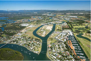 Aerial Photo Hope Island QLD Aerial Photography