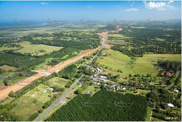 Pacific Motorway Construction at Newrybar Aerial Photography