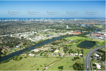 Aerial Photo Carrara QLD Aerial Photography