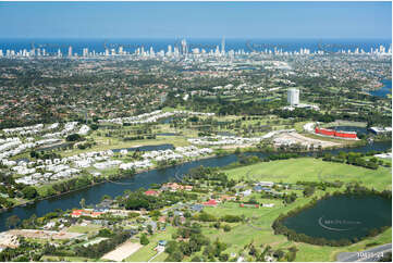 Aerial Photo Carrara QLD Aerial Photography