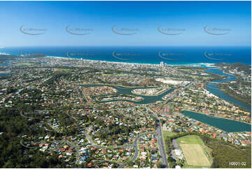 Aerial Photo Currumbin Waters QLD Aerial Photography