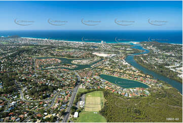 Aerial Photo Currumbin Waters QLD Aerial Photography