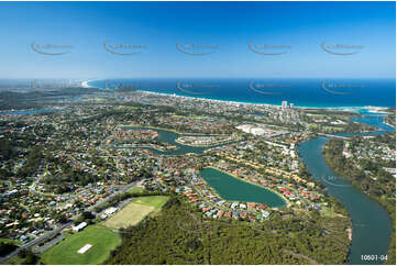 Aerial Photo Currumbin Waters QLD Aerial Photography