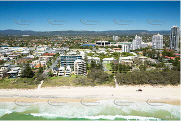 Aerial Photo Mermaid Beach QLD Aerial Photography