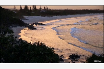 Afternoon Light On Cabarita Beach Surf NSW Aerial Photography