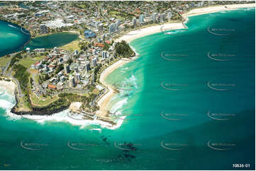 Aerial Photo Coolangatta QLD Aerial Photography