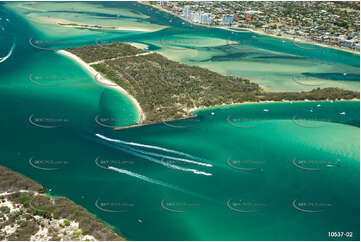 Aerial Photo The Broadwater QLD Aerial Photography