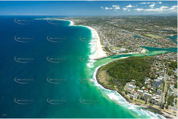Aerial Photo Burleigh Heads QLD Aerial Photography