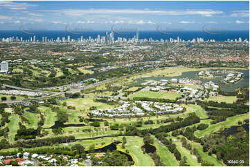 Aerial Photo Carrara QLD Aerial Photography