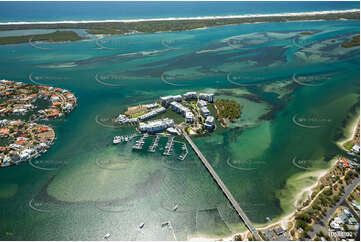 Aerial Photo Ephraim Island Paradise Point QLD Aerial Photography