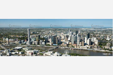 Aerial Photo Brisbane River & CBD QLD Aerial Photography