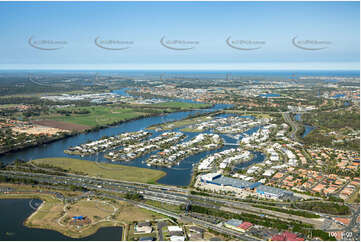 Aerial Photo of Riverlinks Estate Helensvale QLD Aerial Photography